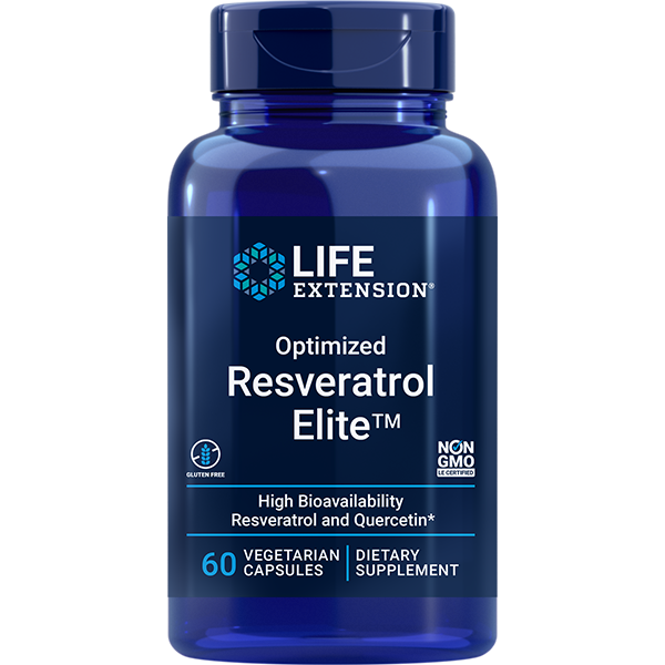 Life Extension Optimiertes Resveratrol Elite 60 Kapseln