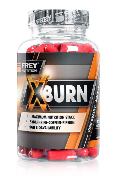 Frey Nutrition X-Burn - 120 Kapseln - Mit Synephrin - Stoffwechsel