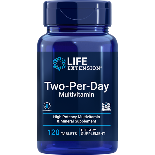 Life Extension - Two per Day Tablets - 120 vegetarische Tabletten