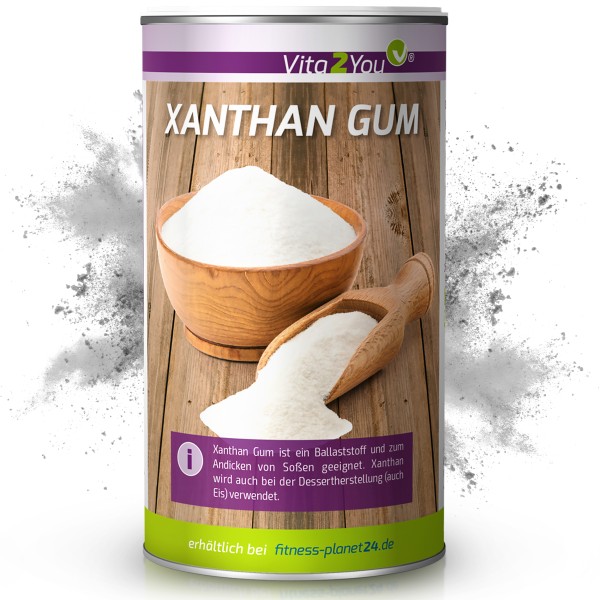 Vita2You Xanthan Gum 250g Dose - Ballaststoff - Bindemittel - Verdickungsmittel - Premium Qualität