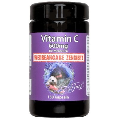 Robert Franz Vitamin C 600mg - 150 Kapseln - Bioaktiv