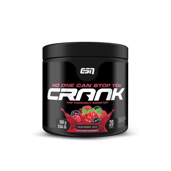 ESN Crank 380g - Pre workout Booster - Mit Citrullin - AAKG und weiteren Aminosäuren