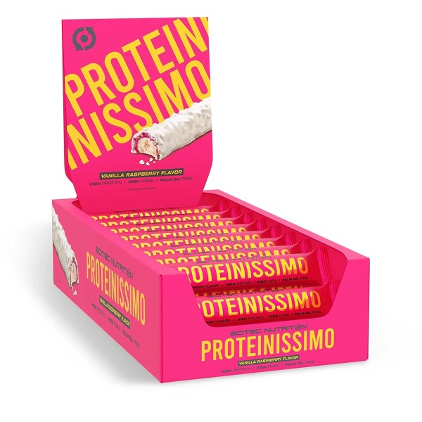 Scitec Nutrition - Proteinissimo - Protein Bar Riegel 24 x 50g Eiweißriegel
